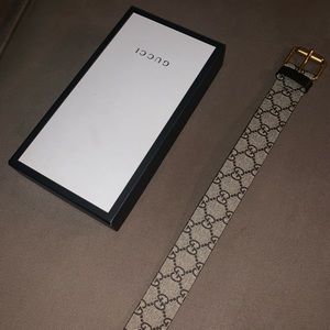 SOLD!!!!! GUCCI Supreme Belt. King Snake Print